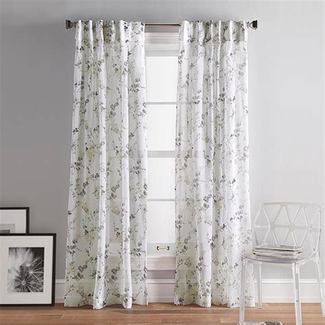 This sheer panel pair brightens your home for a warm, inviting look. . Dkny sheer curtains